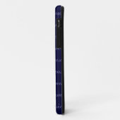 gepersonaliseerde blauwe muzieknoten Case-Mate iPhone case (Achterkant/links)