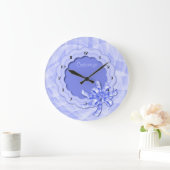 Gepersonaliseerde Blauwe Opgevraagde Klok van de M (Huis)