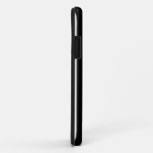 Gepersonaliseerde Blauwe & Zwarte Agaat Case-Mate iPhone Case (Achterkant/rechts)