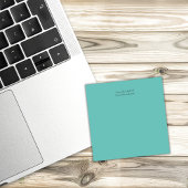 Gepersonaliseerde Blauwgroen groene notities Post-it® Notes