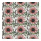 Gepersonaliseerde Bleke Roze Zonnebloem Kubus (Rechts)