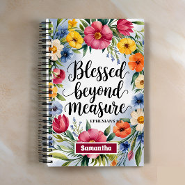 Gepersonaliseerde Blessed Beyond Measure Journal Notitieboek