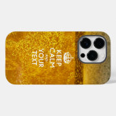 Gepersonaliseerde BLIJF KALM EN Heb Je Creatieve T Case-Mate iPhone Case (Achterkant (horizontaal))