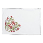 Gepersonaliseerde Bloed Hart Kussen Hoesjes Kussensloop (Achterkant-Links)