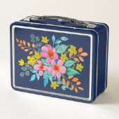 Gepersonaliseerde Bloem Spritz Lunchbox (Achterkant)
