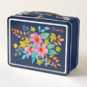 Gepersonaliseerde Bloem Spritz Lunchbox (Voorkant)