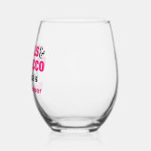 Gepersonaliseerde bloemblaadjes & Prosecco Vrijgez Wijnglas Zonder Voet (Links)