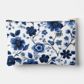Gepersonaliseerde Bloemen Accessoire Make-up Bag Etui (Achterkant)