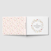 Gepersonaliseerde Bloemen bruiloft gastenboek (Volledig)