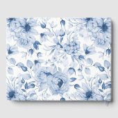 Gepersonaliseerde Bloemen bruiloft gastenboek (Achterkant)