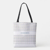 Gepersonaliseerde Bloemen Canvas tas – Aangepaste (Achterkant)