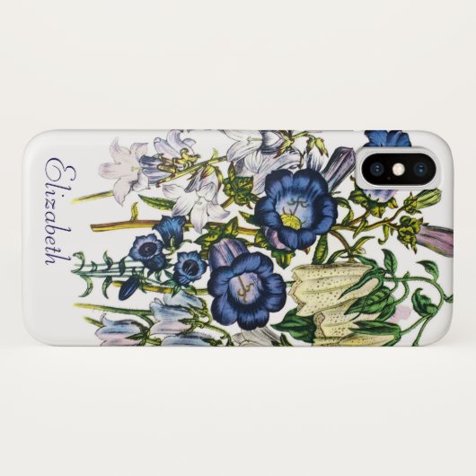 Gepersonaliseerde bloemen Case-Mate iPhone case (Achterkant (horizontaal))