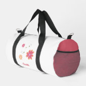 Gepersonaliseerde bloemen en bijen gymnastische so plunjezak (Rechterhoek)