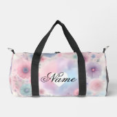 Gepersonaliseerde bloemen en hart plunjezak (Voorkant)