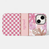 Gepersonaliseerde Bloemen en het Geval van de Tele Case-Mate iPhone Case (Achterkant (horizontaal))