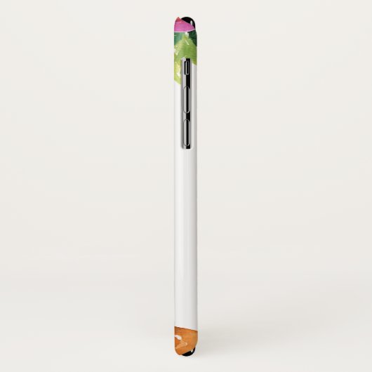 Gepersonaliseerde bloemen en kat Case-Mate iPhone case (Achterkant/links)