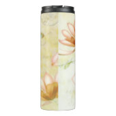 Gepersonaliseerde bloemen en libellen thermosbeker (Achterkant)