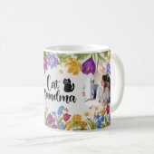 Gepersonaliseerde Bloemen Foto Collage Mok Gift (Voorkant rechts)