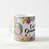 Gepersonaliseerde Bloemen Foto Collage Mok Gift (Voorkant links)
