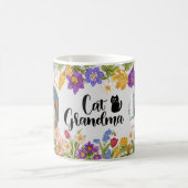 Gepersonaliseerde Bloemen Foto Collage Mok Gift (Center)