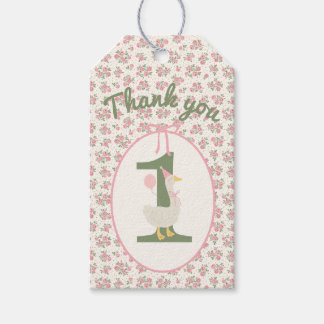 Gepersonaliseerde Bloemen Gekke Gans Favoriet Tag Cadeaulabel