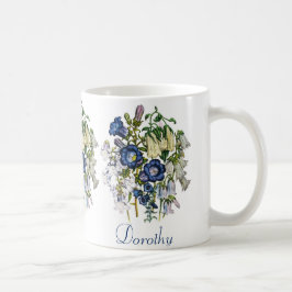 Gepersonaliseerde bloemen koffiemok