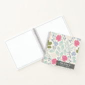 Gepersonaliseerde Bloemen Leuke Ideeën Notitieboek (Binnen)