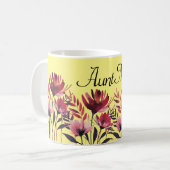 Gepersonaliseerde Bloemen Mok - Bloemen Mok (Voorkant links)