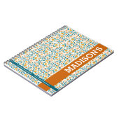 Gepersonaliseerde Bloemen & Naam Notitieboek (Linkerzijde)