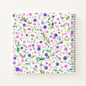 Gepersonaliseerde Bloemen Notitieboek – Custom Gif (Achterkant)