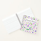 Gepersonaliseerde Bloemen Notitieboek – Custom Gif (Binnen)
