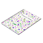 Gepersonaliseerde Bloemen Notitieboek – Custom Gif (Linkerzijde)