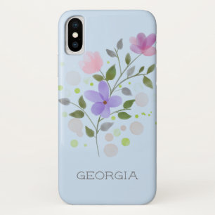 Gepersonaliseerde Bloemen Ontwerp Telefoonhoes Case-Mate iPhone Case