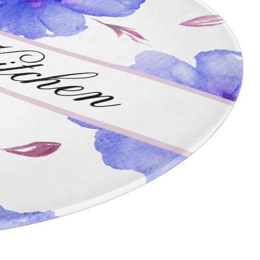 Gepersonaliseerde Bloemen Snijplank – Uniek Cadeau (Hoek)