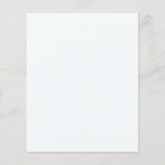 Gepersonaliseerde Bloemen Stationery Van het Burea (Achterkant)