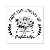 Gepersonaliseerde bloemen uit de bibliotheek van h  zelfinktende stempel (Design)