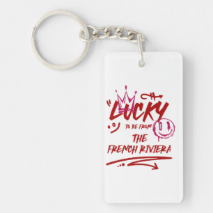Gepersonaliseerde Bloemen Uitnodiging Suite Sleutelhanger