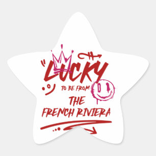 Gepersonaliseerde Bloemen Uitnodiging Suite Ster Sticker