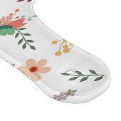 Gepersonaliseerde Bloemen Waterverf Keuken Snijplank (Hoek)