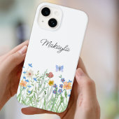 Gepersonaliseerde Bloemen Wildflower Case-Mate iPhone Case