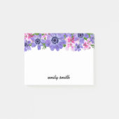 Gepersonaliseerde bloemenbloei post-it® notes (Voorkant)