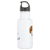 Gepersonaliseerde Bloemenmeisje Gift-Water Fles (Achterkant)