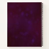 Gepersonaliseerde Bloemenschool Notitieboek (Achterkant)