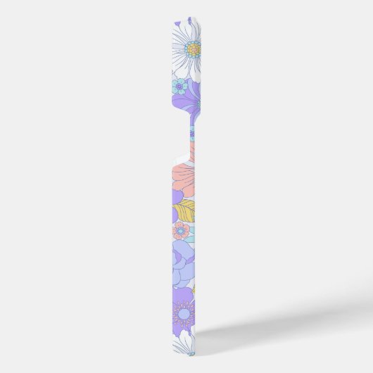 Gepersonaliseerde bloementuin iPhone hoesje (Rechterkant)