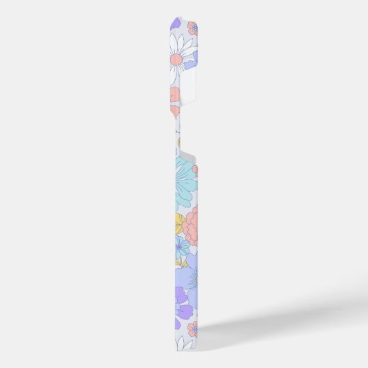 Gepersonaliseerde bloementuin iPhone hoesje (Linkerkant)