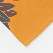 Gepersonaliseerde Bloemnaam Hispanic Fleece Deken (Hoek)