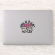 Gepersonaliseerde bloemnaam laptop
