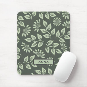 Gepersonaliseerde Bloempatroon Mousepad Muismat