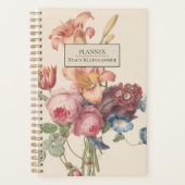 Gepersonaliseerde  bloemplanner planner (Voorkant)