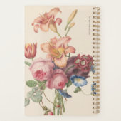Gepersonaliseerde bloemplanner planner (Achterkant)